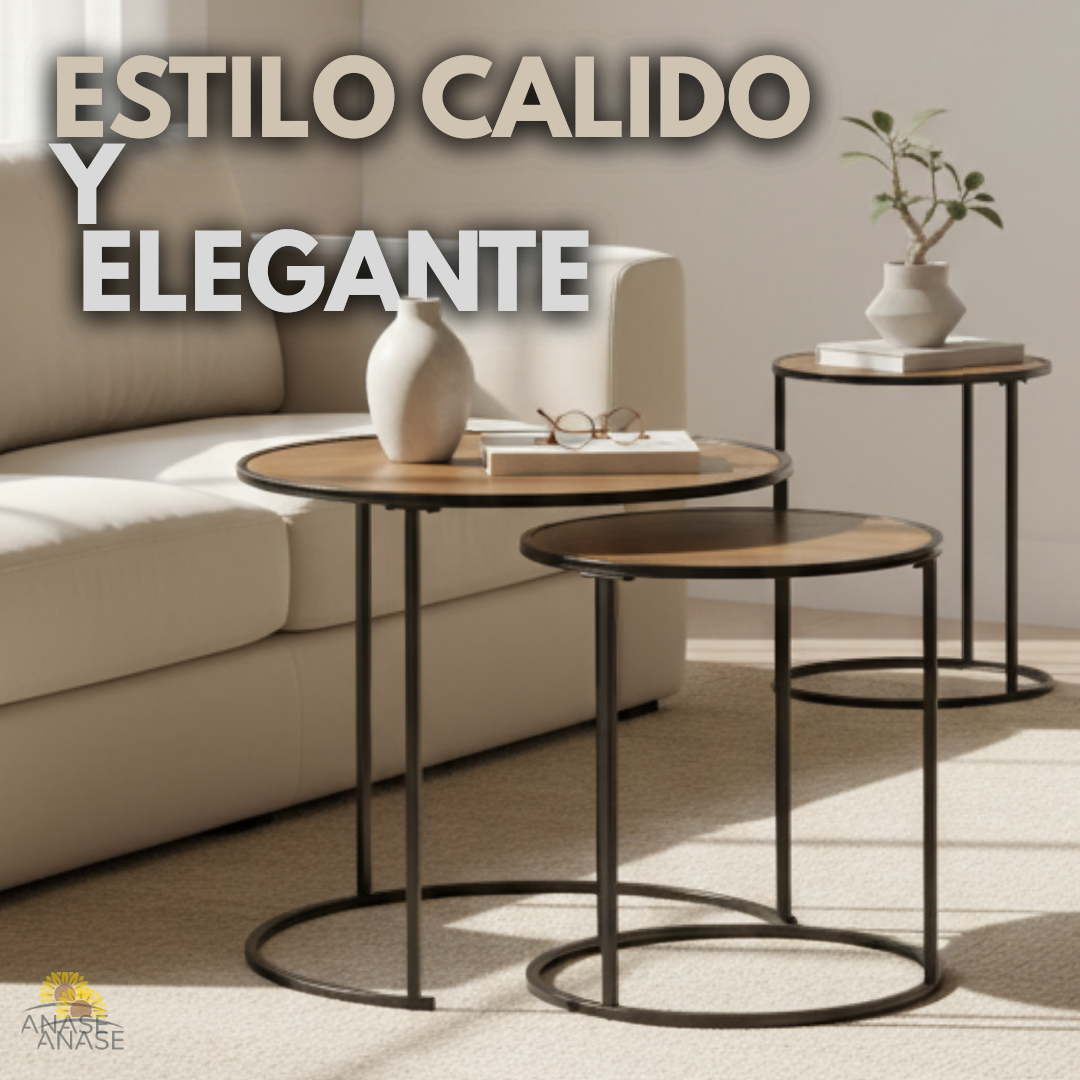 JUEGO DE MESAS MODULARES