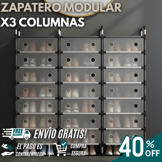ZAPATERO MODULAR X3 COLUMNAS